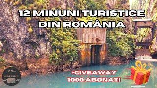 12 tourist wonders from Romania | + #GIVEAWAY 1000 Subscribers |