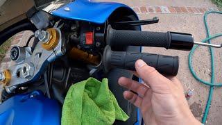 HOW TO INSTALL Motorcycle Grips