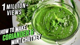 How To Make Coriander Mint Chutney | Easy Recipe By Ruchi Bharani | Basic Cooking