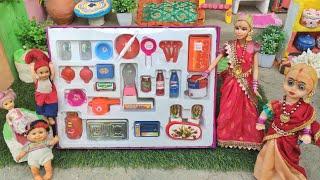 Barbie Doll All Day Routine In Indian Village/Radha Ki Kahani Part 520/Barbie Doll Bedtime Story||