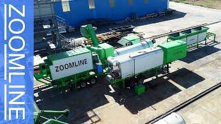 Super Mobile Drum Mix Asphalt Plant(60 TPH)-ZOOMLINE