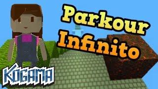 Kogama - PARKOUR INFINITO (PRA FRENTE PRA TRÁS...KKK) #04