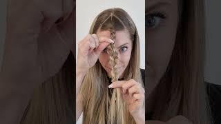 EASY BRAID HACK OMG   #braids #hairstyle #hair #braidstyles #braid #hairtutorial #hairhacks
