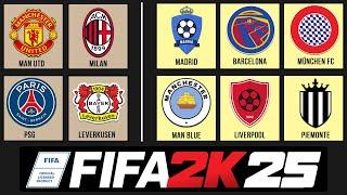 FIFA 2K *CONFIRMED* NEW CLUBS LICENSES  (FIFA 25)