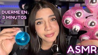 ASMR ESPAÑOL / DUERME DELIC10S0 en 3 MINUTOS + ATENCIÓN PERSONAL muy relajante para TI