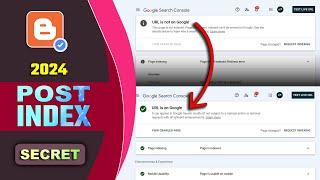 how to index blogger post in google search console 2024 [Fast Instant Indexed]