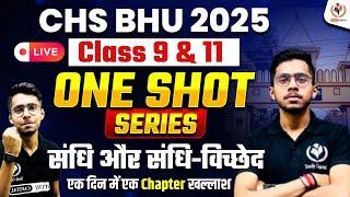 CHS 2025 | 6th,9th & 11th | संधि और संधि विच्छेद in ONE SHOT | हिंदी में 100% की तैयारी by Vipul Sir