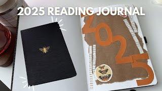 2025 reading journal   simple and easy spread ideas