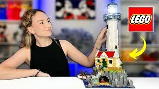 ALMOST Perfect... LEGO Ideas: Motorized Lighthouse Review! (21335)