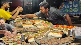 Most Famous Karachi Bun Kabab Making | Street Food Karachi | Fahad Sherazi