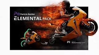 Particle Builder Pack / Fire Sand Smoke Sparkle Particular Presets ( After Effects Template )