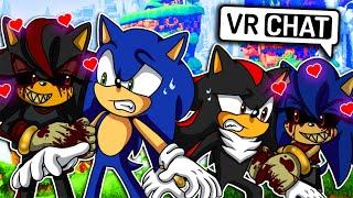 Sonic & Shadow Meet Sonica.EXE & Shadina.EXE! (VR Chat)