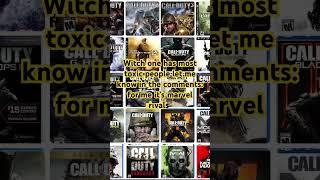 Witch one is the most toxic #videogames #toxicgaming ￼