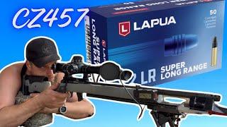 CZ 457 LRP - Lapua Super Long Range - accuracy test at 50 yards