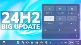 New Big Windows 11 24H2 Update – New System Tray, File Explorer in the Main Release (26100.2454)