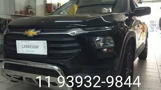 para-choque de Impulsão Chevrolet Montana 2023/2024 Cromado com Chapa - Impulsao Nova Montana