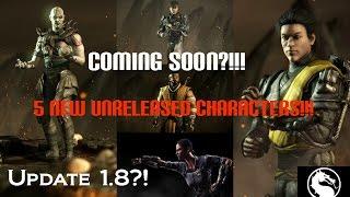 MKX MOBILE- 5 NEW UNRELEASED CHARACTERS COMING IN THE NEXT UPDATE?!