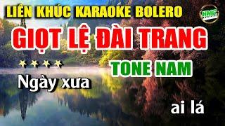 Karaoke Liên Khúc Nhạc Trữ Tình Tone Nam Dễ Hát Nhất | Tuyển Chọn Nhạc Vàng Bolero - Hay Miễn Chê