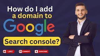 How do I add a domain to the Google Search console?  Google Search Console 2024 #googlesearchconsole