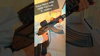 Tokyo Marui AKM GBBR Full Auto ft.zenitco #airsoft #gbbr #toygun #akm #kalashnikov