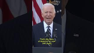 Biden: "Setbacks are unavoidable, but giving up is unforgiveable"