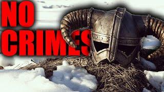 Can You Beat Skyrim Without Committing a Single Crime?