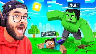  i am the strongest HULK in Minecraft | Hitesh KS