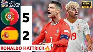 Portugal 5 - 2 Spain  UEFA Nations League Final Highlights 2025 3xGoals