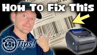 How To Clean & Fix Thermal Printer Head Fading! | 60 Second Tips | Ep14