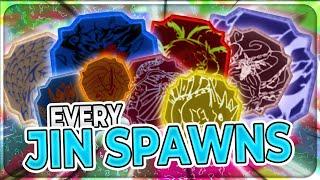 ALL JIN SPAWN LOCATIONS | Shinobi Life 2