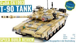 CaDA C61003W T-90 Tank - Speed Build Review