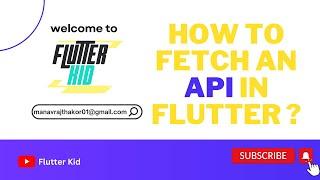 How to fetch data from  API in #flutter .
