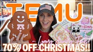 BIG *HOLIDAY TEMU HAUL* and Stuff for my BIRTHDAY | CHRISTMAS is 70% OFF!!