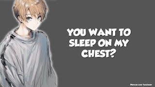 Falling Asleep On Boyfriend's Chest Cuddling [Kisses][Stress Relief][Boyfriend Roleplay] ASMR