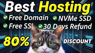 Cheap Web Hosting with Free .COM .in .Net Domain | Cheapest Hosting with 80% Discount | #sarhost