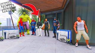 Franklin and Avengers Playing  Chupan Chupai With PLAYSTATION MAN To Win PS5 in GTA 5!