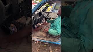 Talented young mechanic fixes old car ️