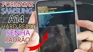 Como Formatar o Samsung A14 Remover Senha Padrão e do Pin Fazer o Hard Reset Deixar Como De Fábrica