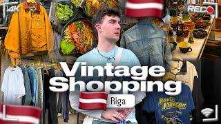 CRAZY VINTAGE STEALS/PIECES XXL VINTAGE SHOPPING in RIGA️ CARHARTT, Nascar, Dickies, uvm. davdhe