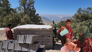 Nomadic Life: Completing the Roof of the Bathroom and Toilet with Hashem’s Help 