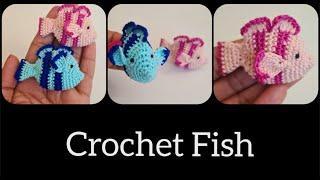 How To Crochet Bicolor Fish || Crohet Fish || Crochet Amigurumi