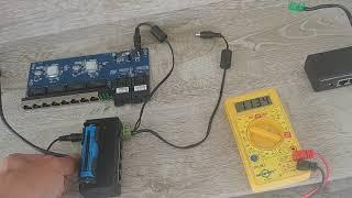 Módulo POE reverso Nobreak - entra 12v ou 24v - sai 5v ou 12v