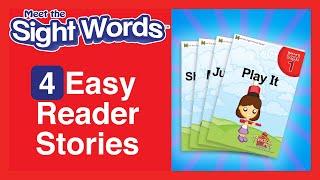 Meet the Sight Words | 4 Easy Reader Stories | Preschool Prep Company