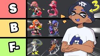 Ranking EVERY Splatoon Amiibo - Splatoon 3