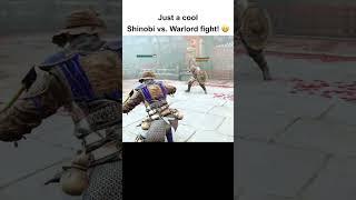 For Honor: Just a cool Shinobi vs. Warlord duel round ^_^