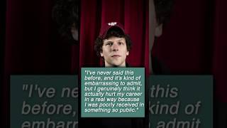 Lex Luthor's role ended Jesse Eisenberg's career!