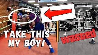 BAREKNUCKLE boxer vs AMATEUR boxer!!!