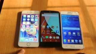 iPhone 6 vs Samsung Galaxy Grand Prime vs Nexus 5 - Speed Test HD