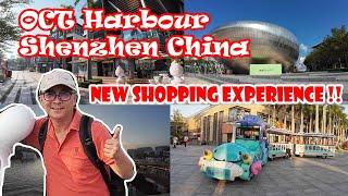 OCT Harbour Shenzhen China - New Shopping Experience - Shopping Mall with Man-made Lake and Canal