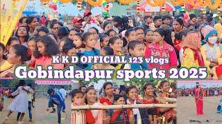 Gobindapur sports 2025 // New santali vlogs video // Sambra marndi official 123 vlogs